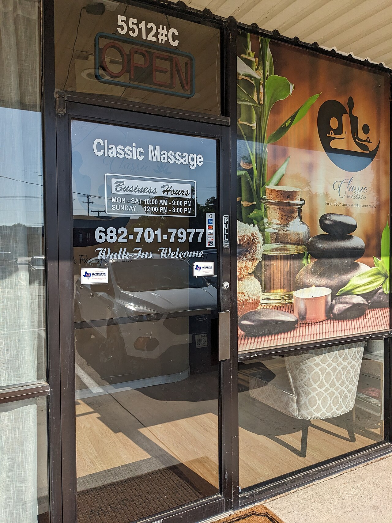 Sessão de massagem relaxante